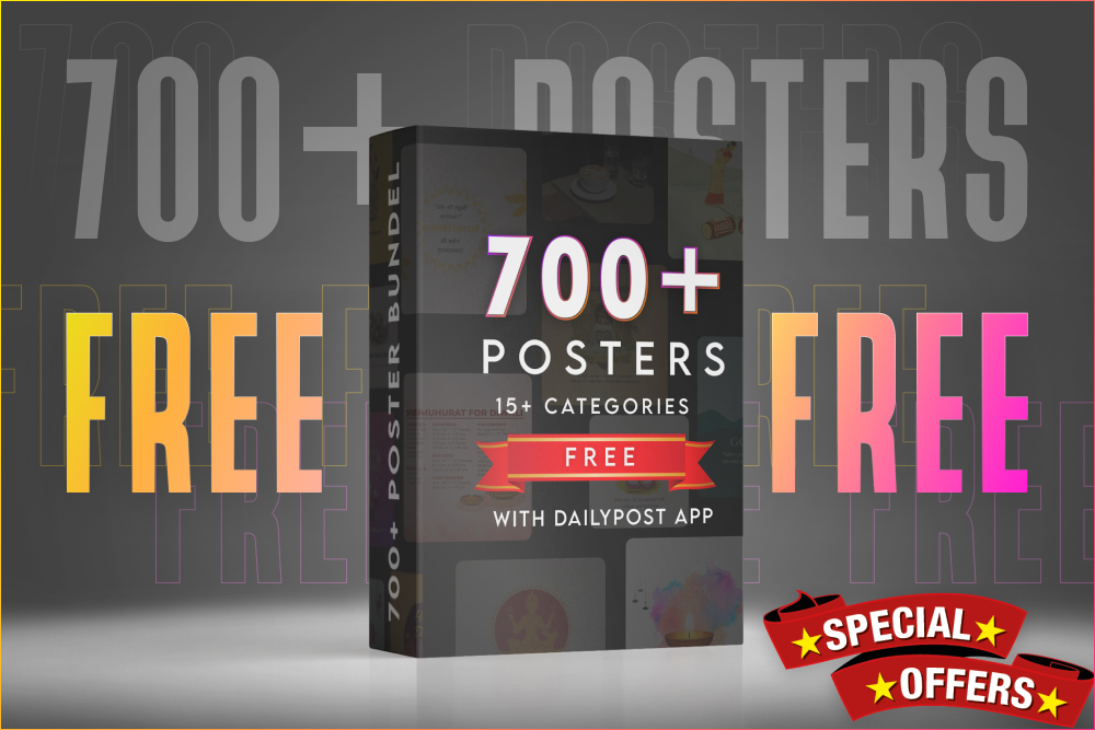 DailyPost : Poster Maker, Festival & Business, Crafto App Clone